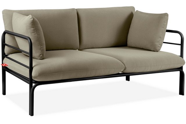 Konsimo Loungesofa RAMBE Sofa 2-Personen, Gartensofa, hergestellt in der EU günstig online kaufen