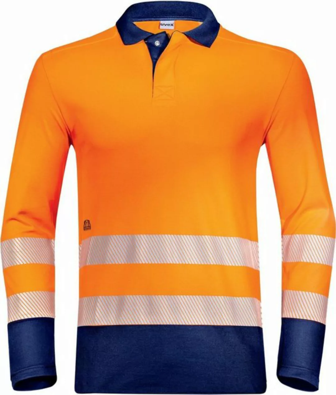 Uvex Poloshirt Poloshirt Construction orange, warnorange günstig online kaufen