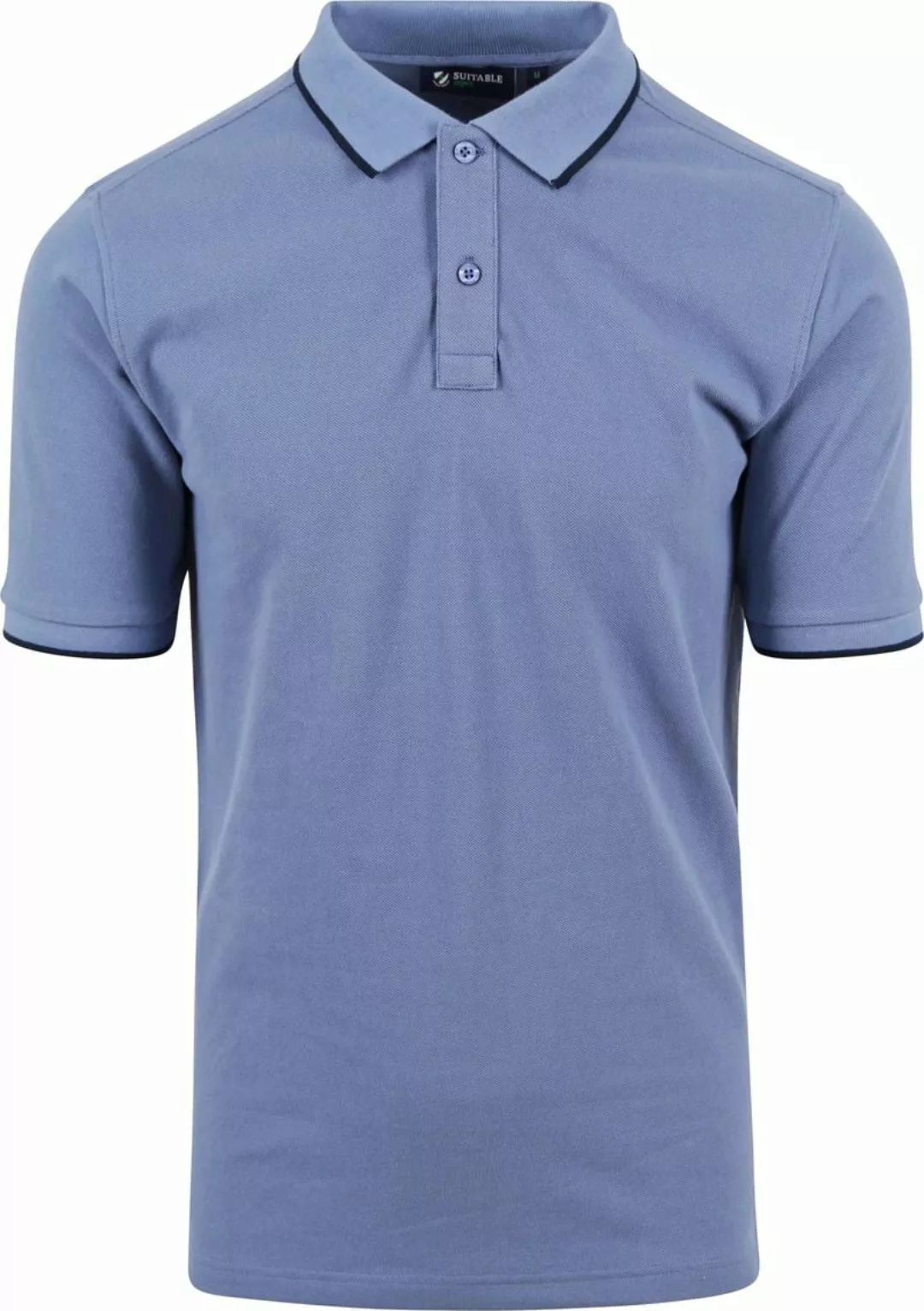 Suitable Respect Poloshirt Tip Ferry Blau - Größe S günstig online kaufen