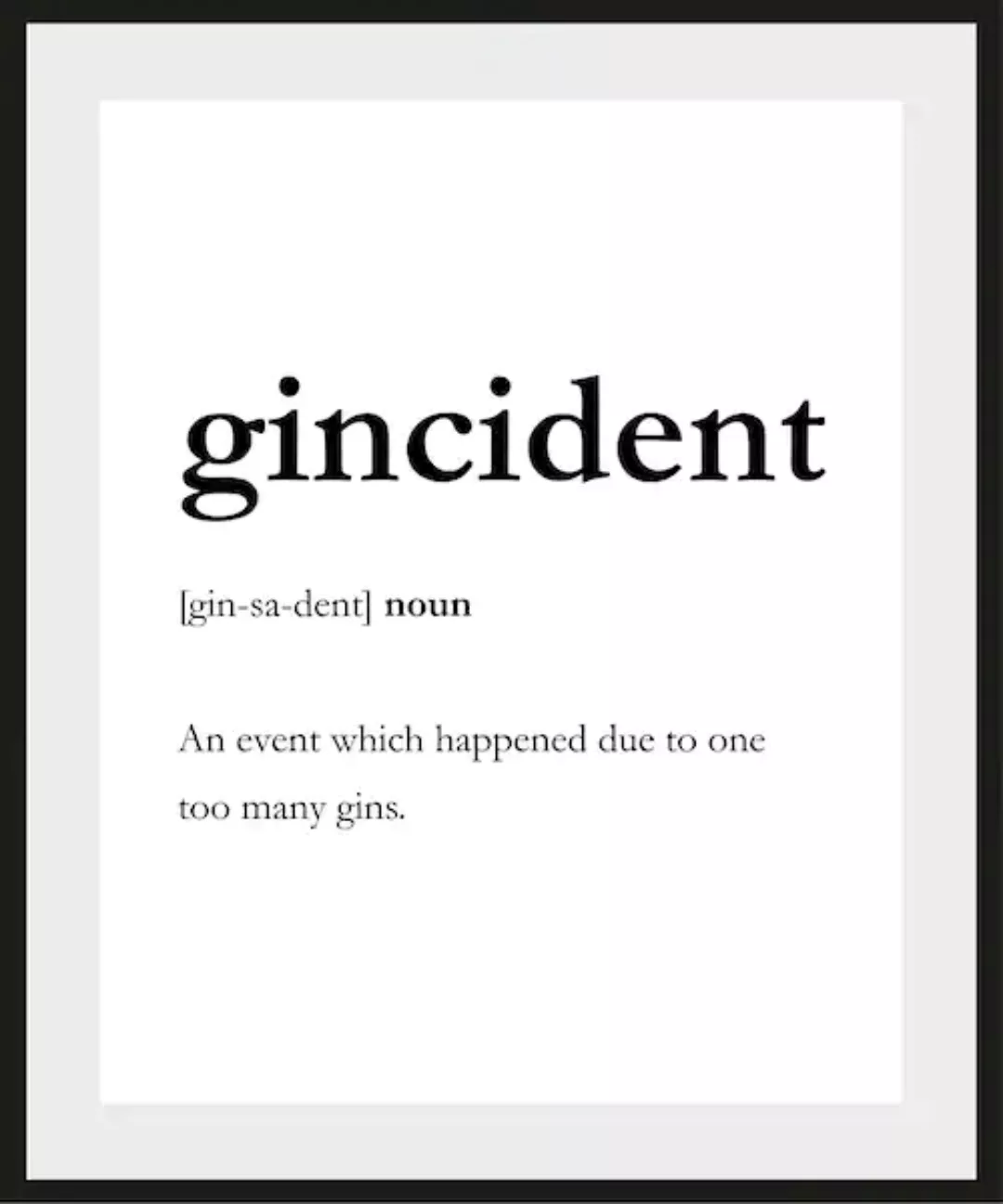 queence Bild "gincident", (1 St.) günstig online kaufen