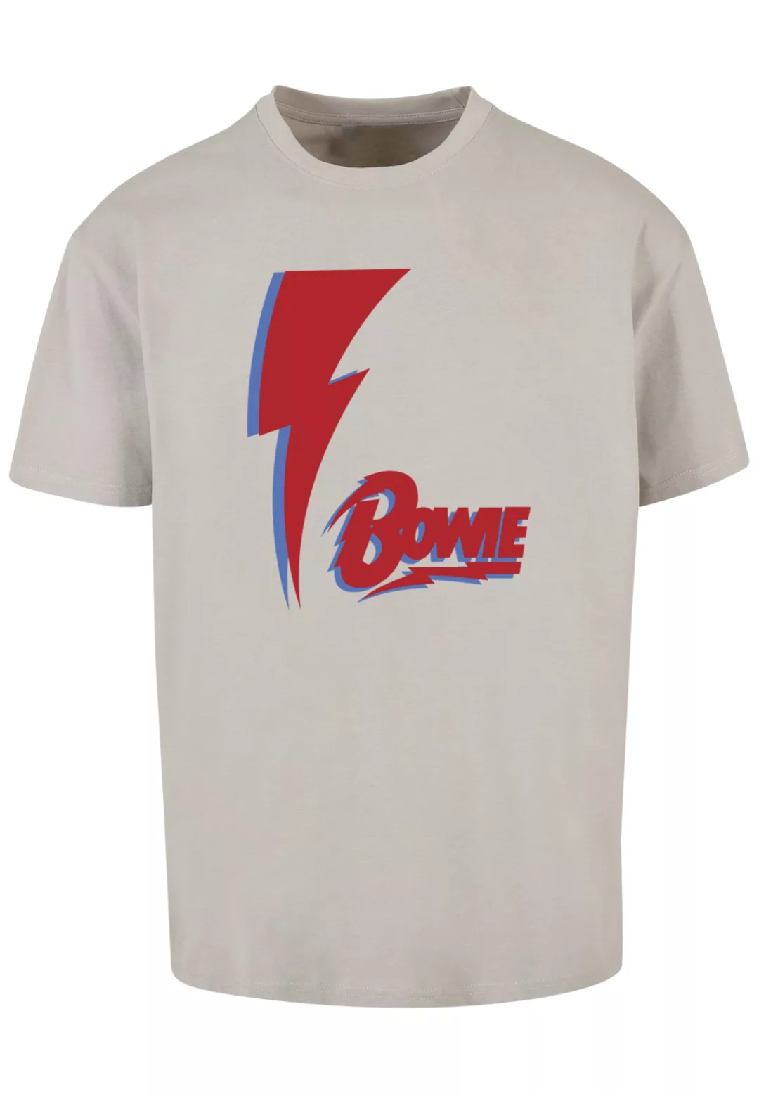 F4NT4STIC T-Shirt "David Bowie Rock Music Band Red Bolt", Print günstig online kaufen