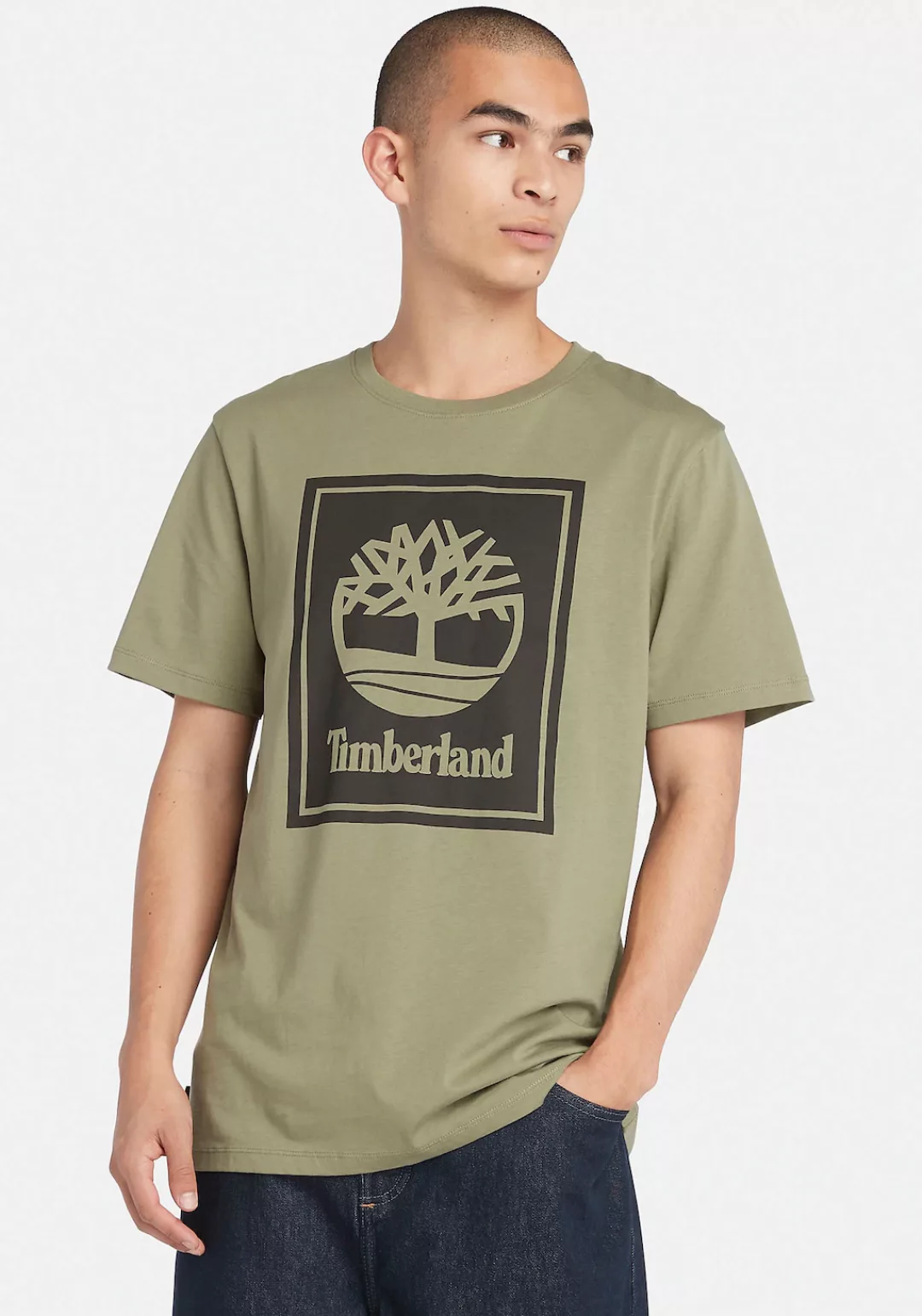 Timberland T-Shirt "STACK LOGO Short Sleeve Tee" günstig online kaufen