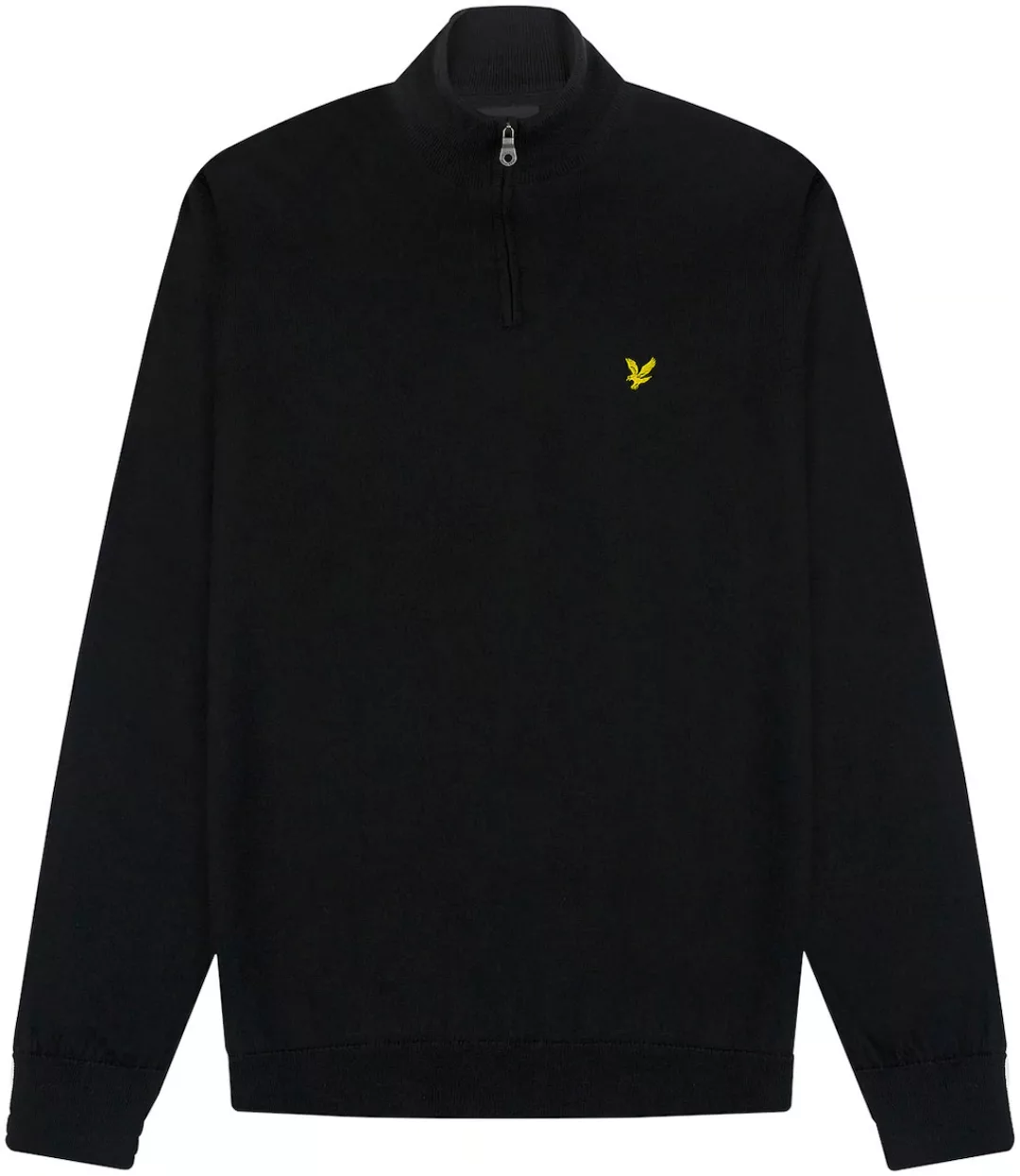 Lyle & Scott Stehkragenpullover mit Logostickerei auf der Brust günstig online kaufen