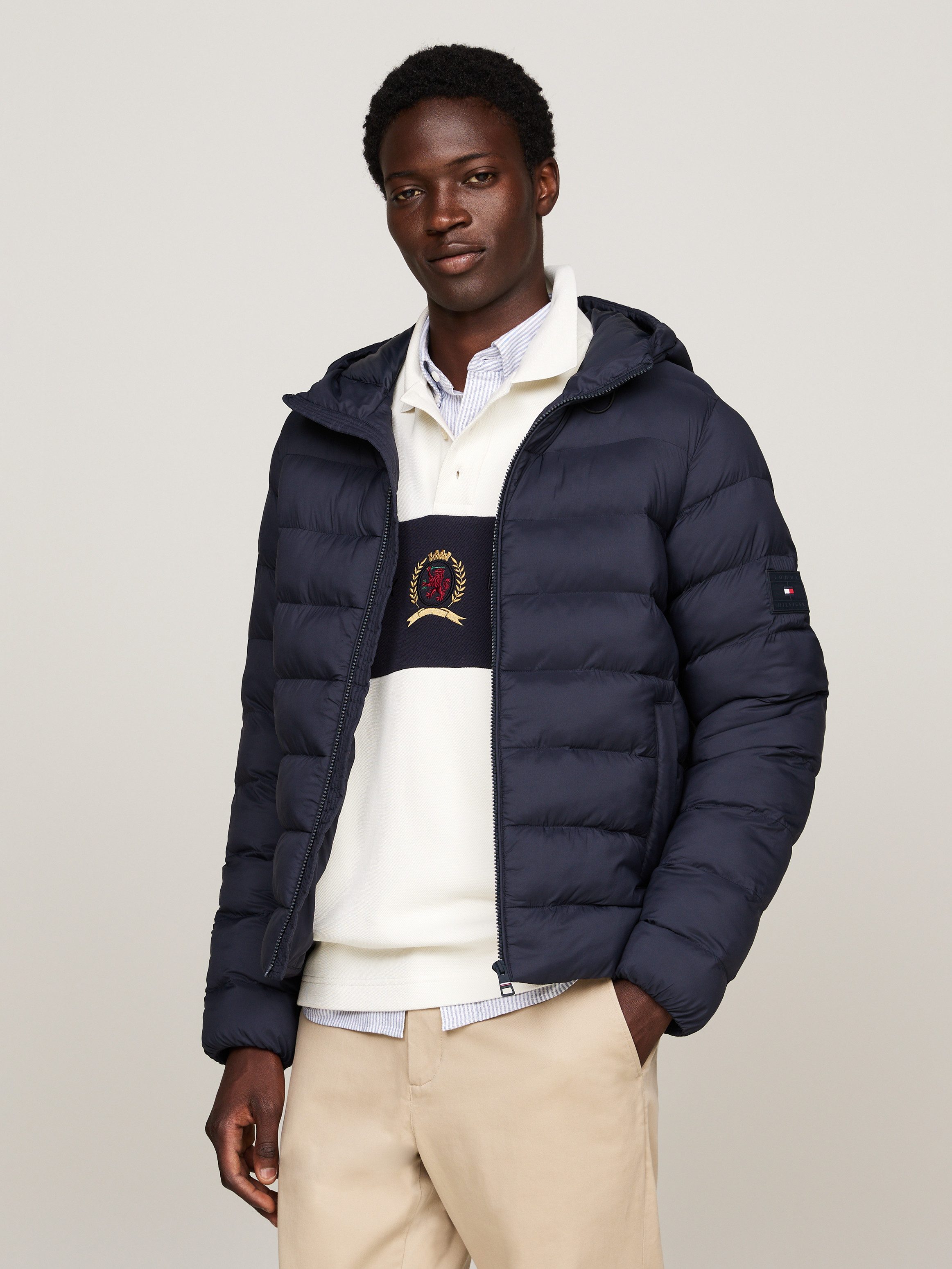 Tommy Hilfiger Steppjacke MID WEIGHT HOODED günstig online kaufen