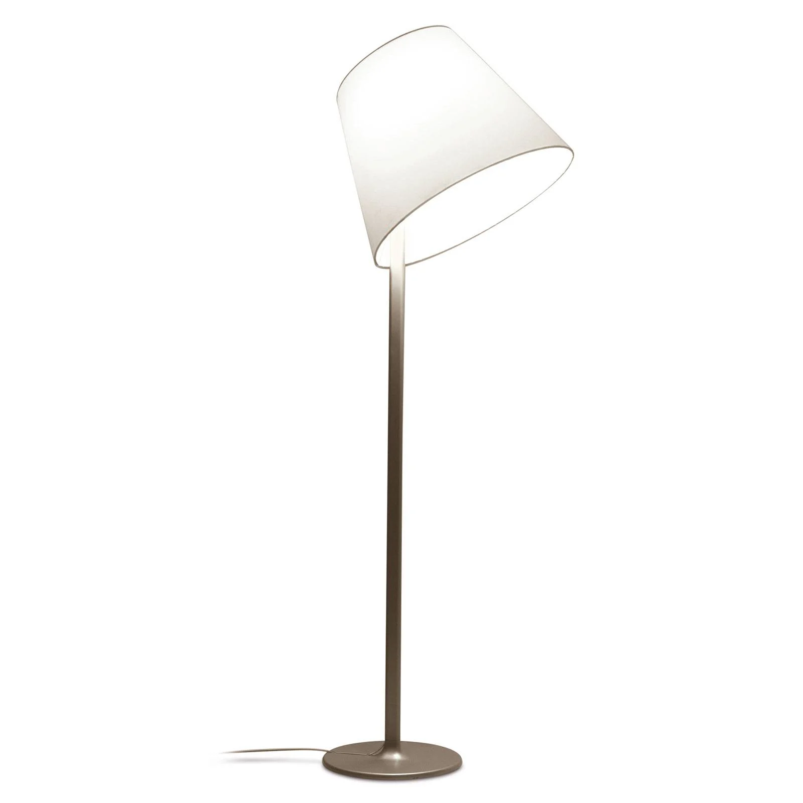 Artemide - Melampo Mega Stehleuchte - écru/bronze/Schirm Seidensatin écru/G günstig online kaufen