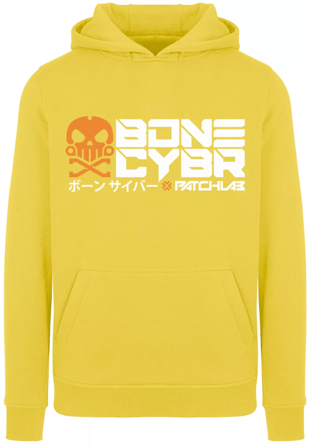 F4NT4STIC Kapuzenpullover "Bone Cyber orange CYBERPUNK STYLES", Print günstig online kaufen