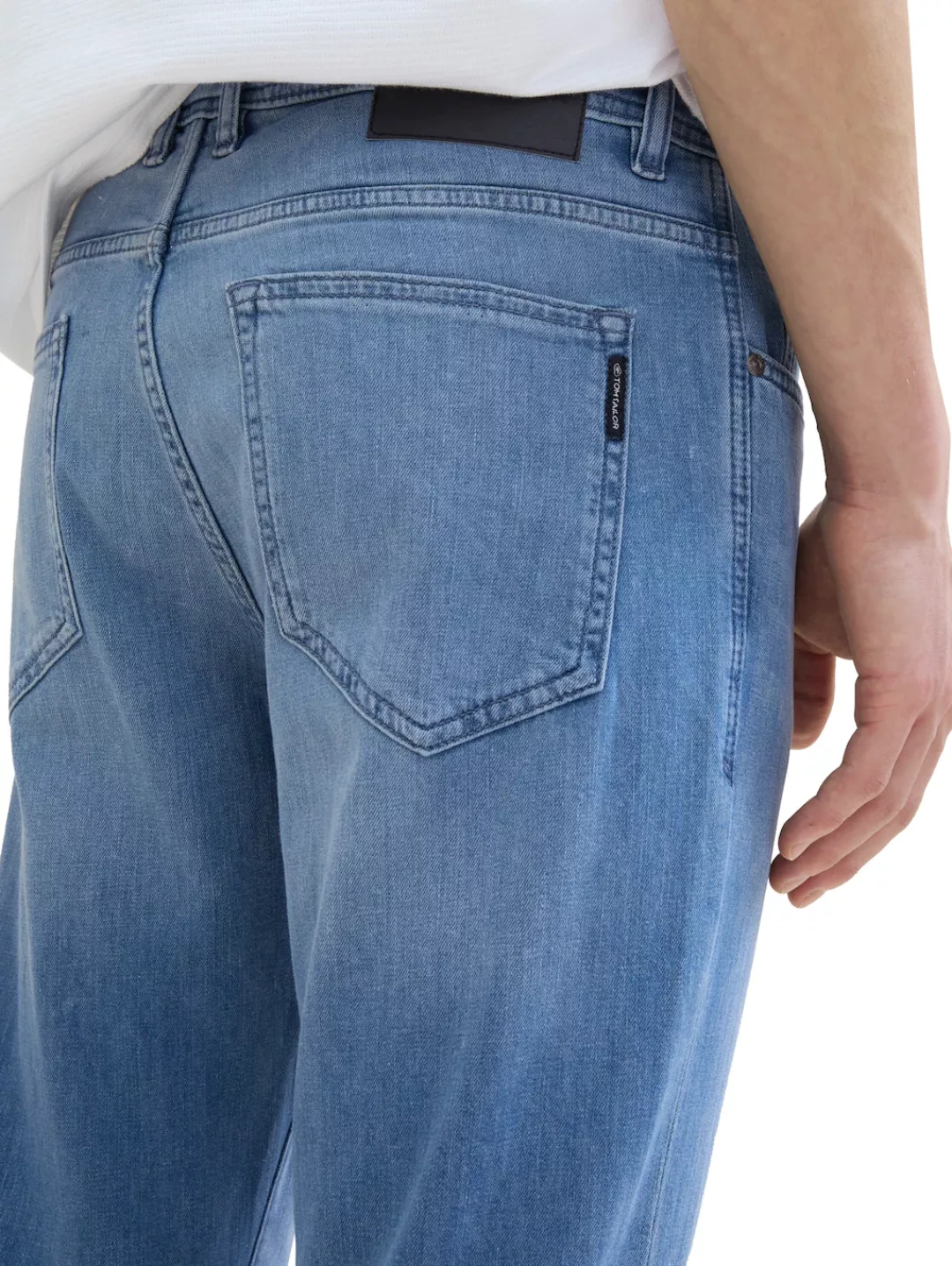 Tom Tailor Herren Jeans JOSH - Slim Fit - Blau - Light Mid Stone Blue Denim günstig online kaufen