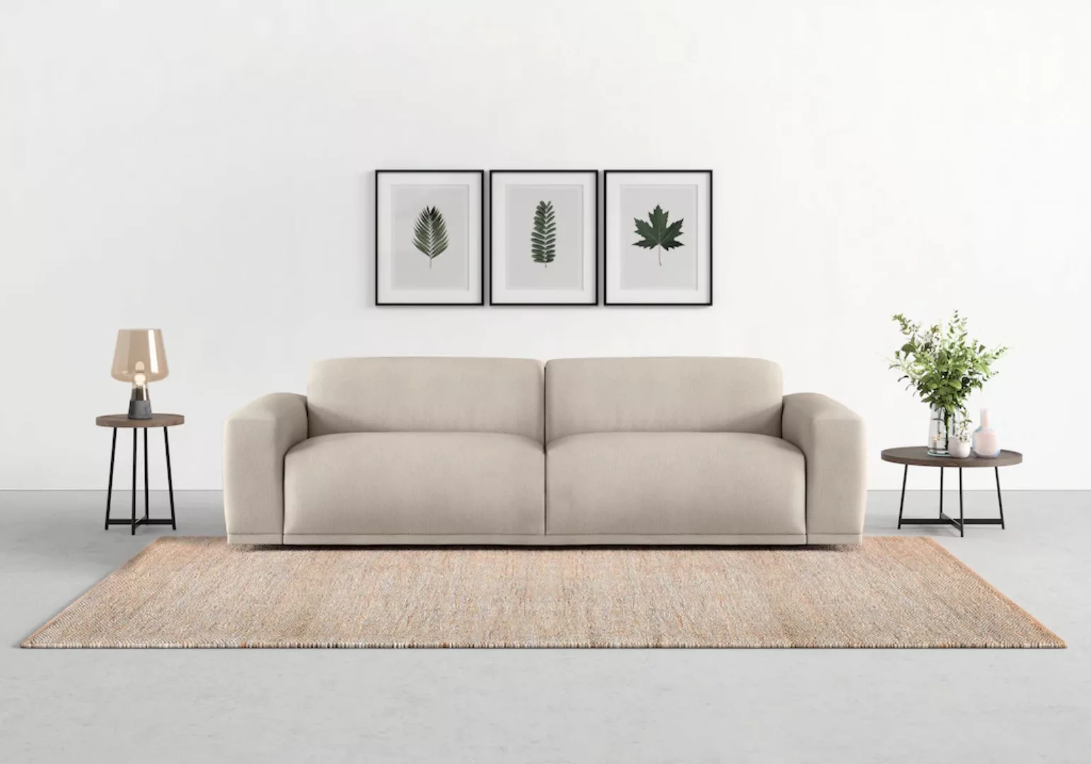 TRENDMANUFAKTUR Big-Sofa Braga, mit hochwertigem Kaltschaum, Megasofa, in C günstig online kaufen