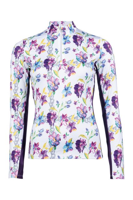 HKM Langarmshirt Funktionsshirt -Lilac Flower- günstig online kaufen