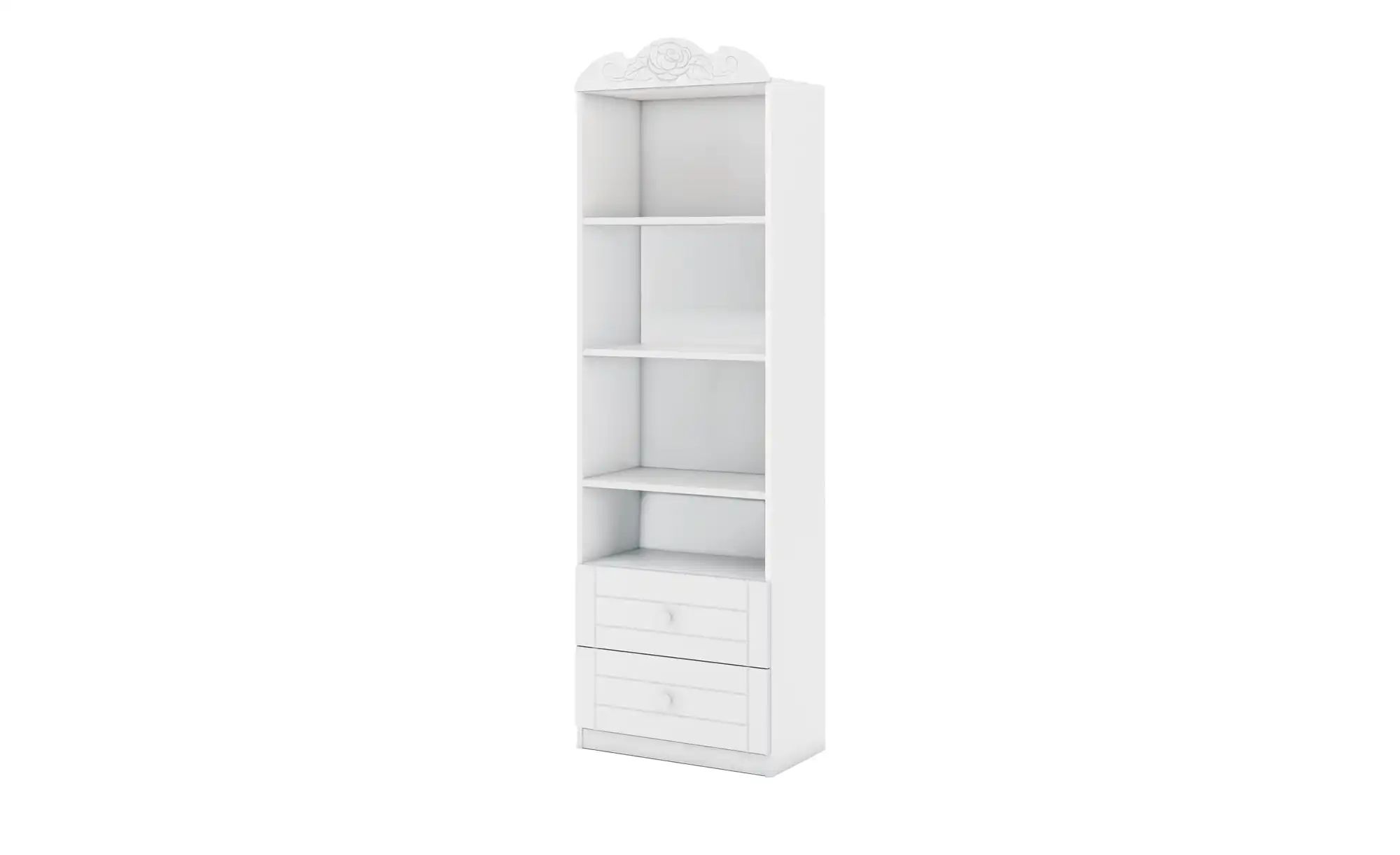 Regal  Bianco Fiori ¦ weiß ¦ Maße (cm): B: 59,5 H: 180 Regale > Bücherregal günstig online kaufen