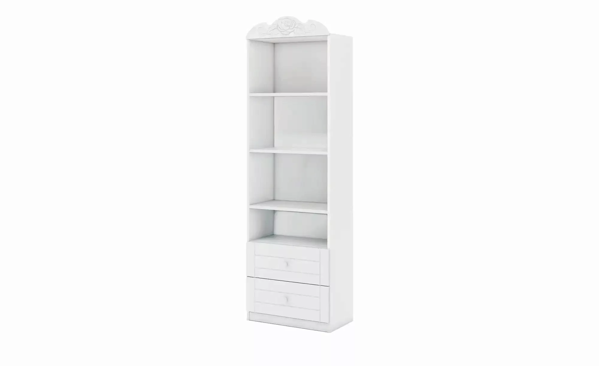 Regal  Bianco Fiori ¦ weiß ¦ Maße (cm): B: 59,5 H: 180 Regale > Bücherregal günstig online kaufen