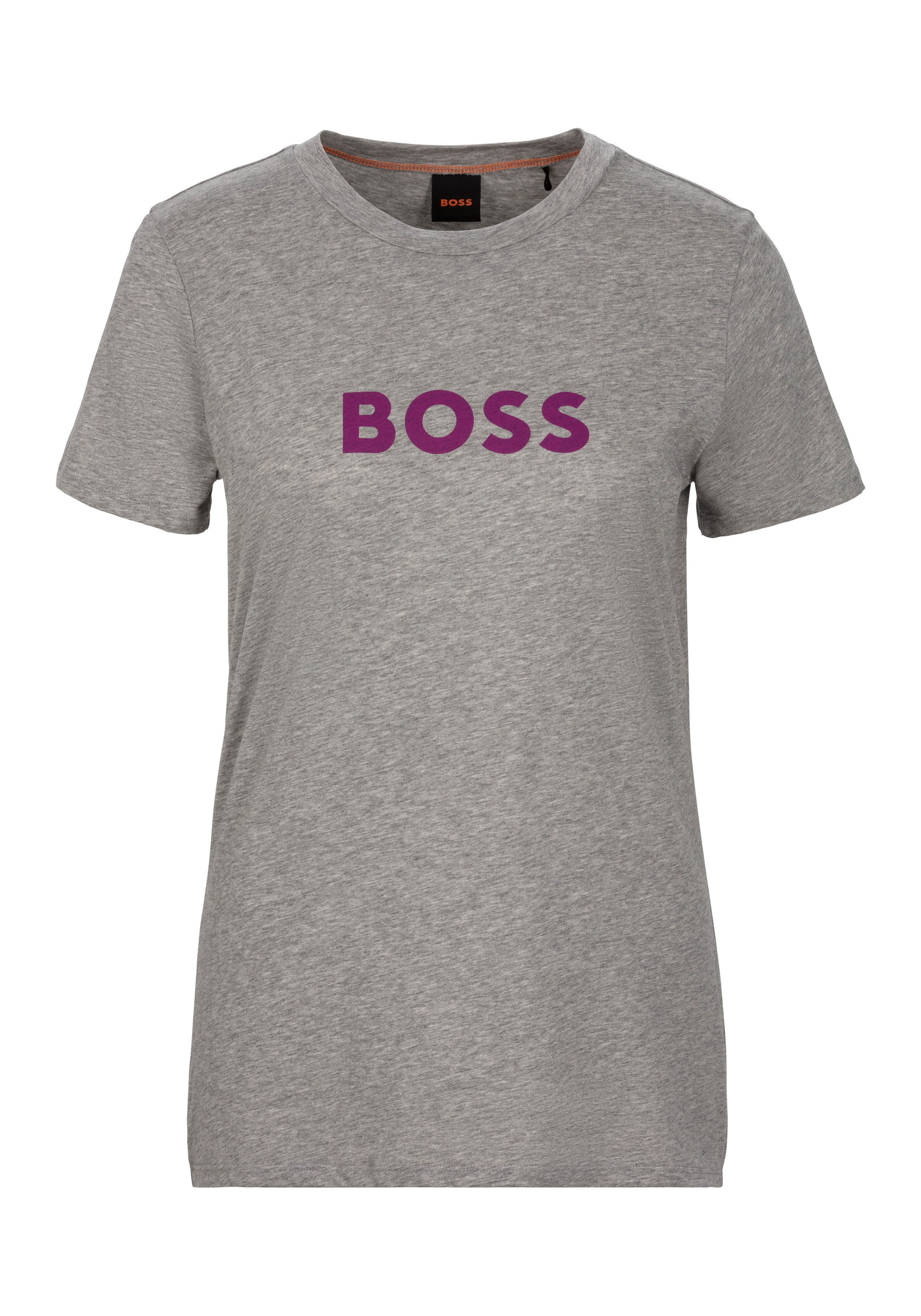 BOSS ORANGE T-Shirt "Elogo Premium Damenmode", mit BOSS-Schriftzug günstig online kaufen