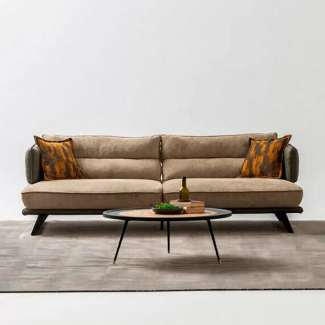 Xlmoebel Sofa Elegante Couchgruppe 3-Sitzer Stuhl Stoff Bunt zeitgenössisch günstig online kaufen