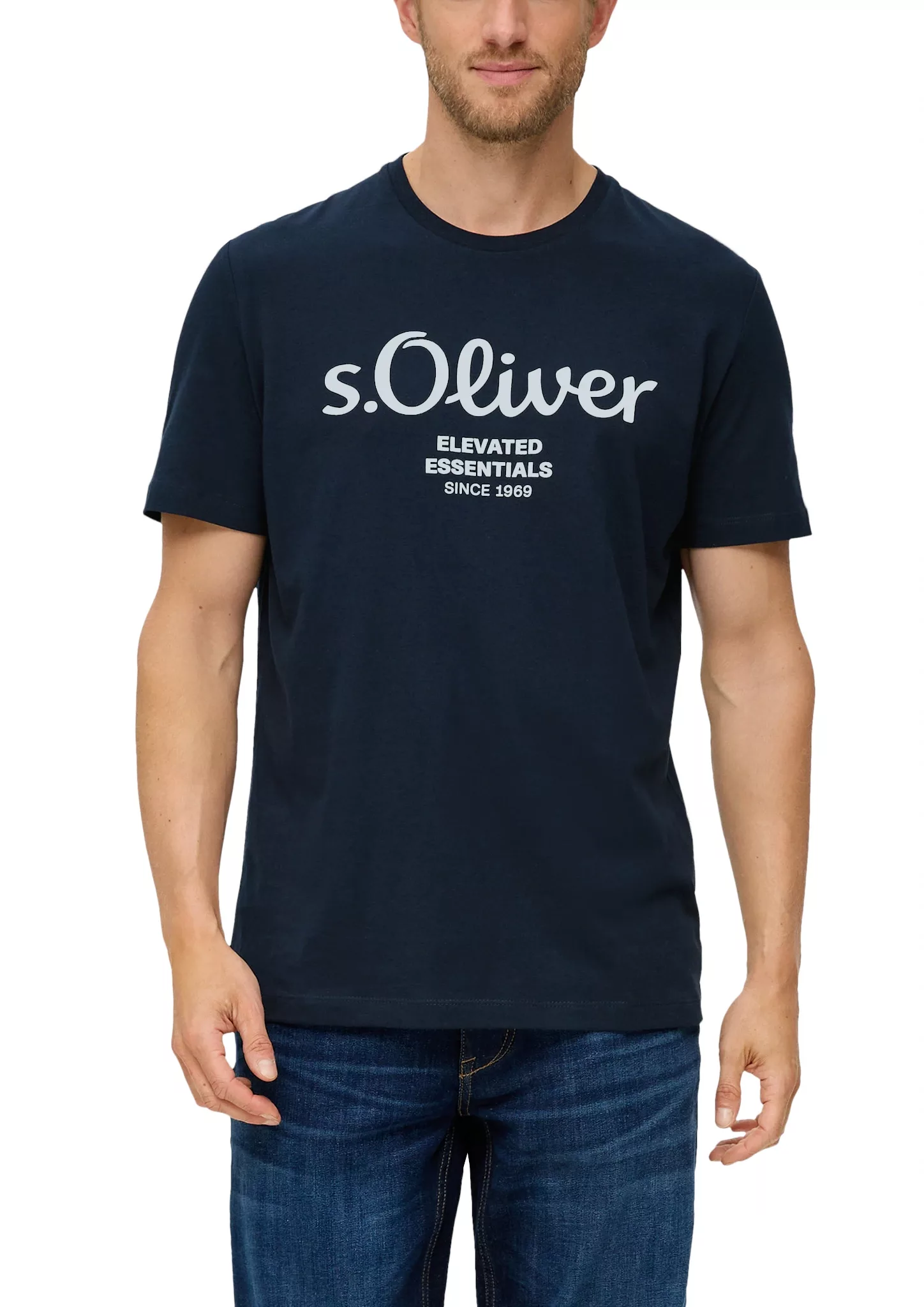 s.Oliver T-Shirt, aus atmungsaktiver Baumwolle günstig online kaufen