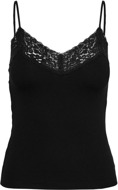 ONLY Spaghettitop ONLTILDE RIB LACE SINGLET mit Spitze günstig online kaufen