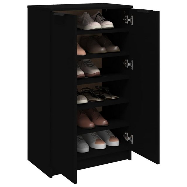 vidaXL Schuhschrank Schuhschrank Schwarz 59x35x100 cm Spanplatte günstig online kaufen