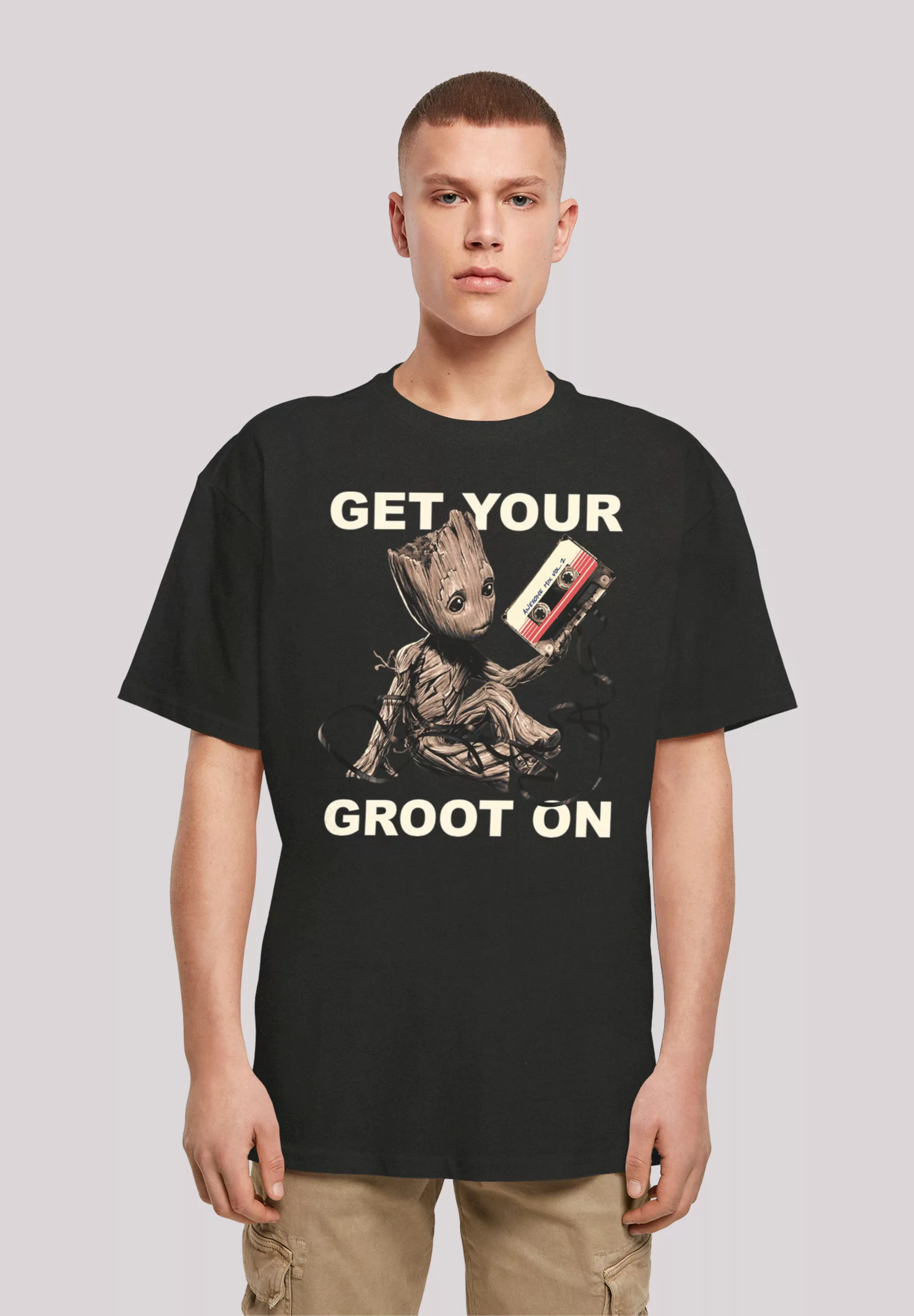 F4NT4STIC T-Shirt "Marvel Guardians of the Galaxy Get your Groot On", Print günstig online kaufen