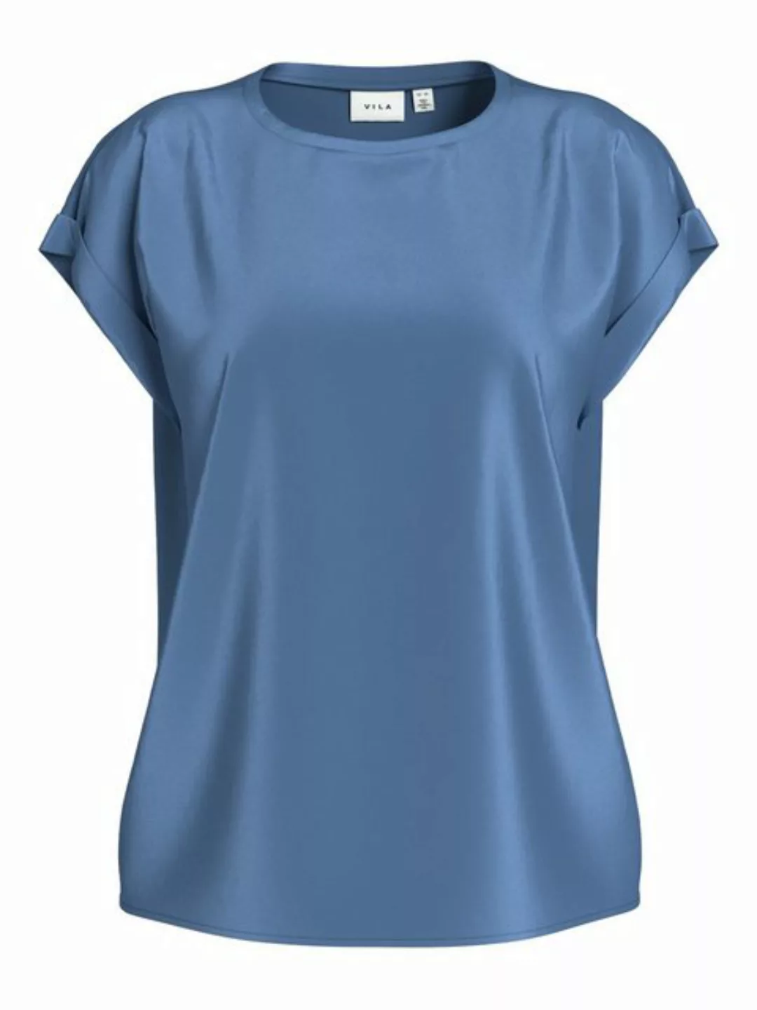 Vila Kurzarmshirt VIELLETTE S/S SATIN TOP - NOOS Satin Optik günstig online kaufen