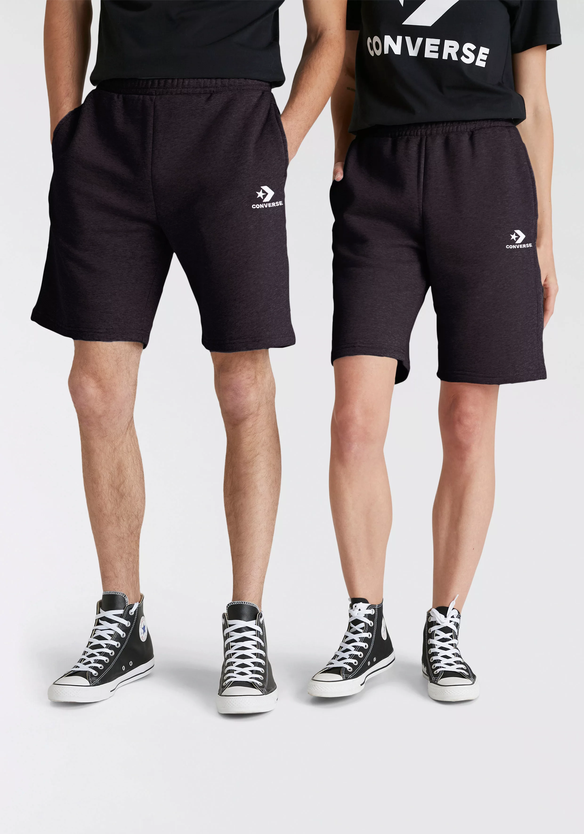 Converse Sweatshorts "EMBROIDERED STAR CHEVRON STANDARD-FIT FLEECE SHORT", günstig online kaufen