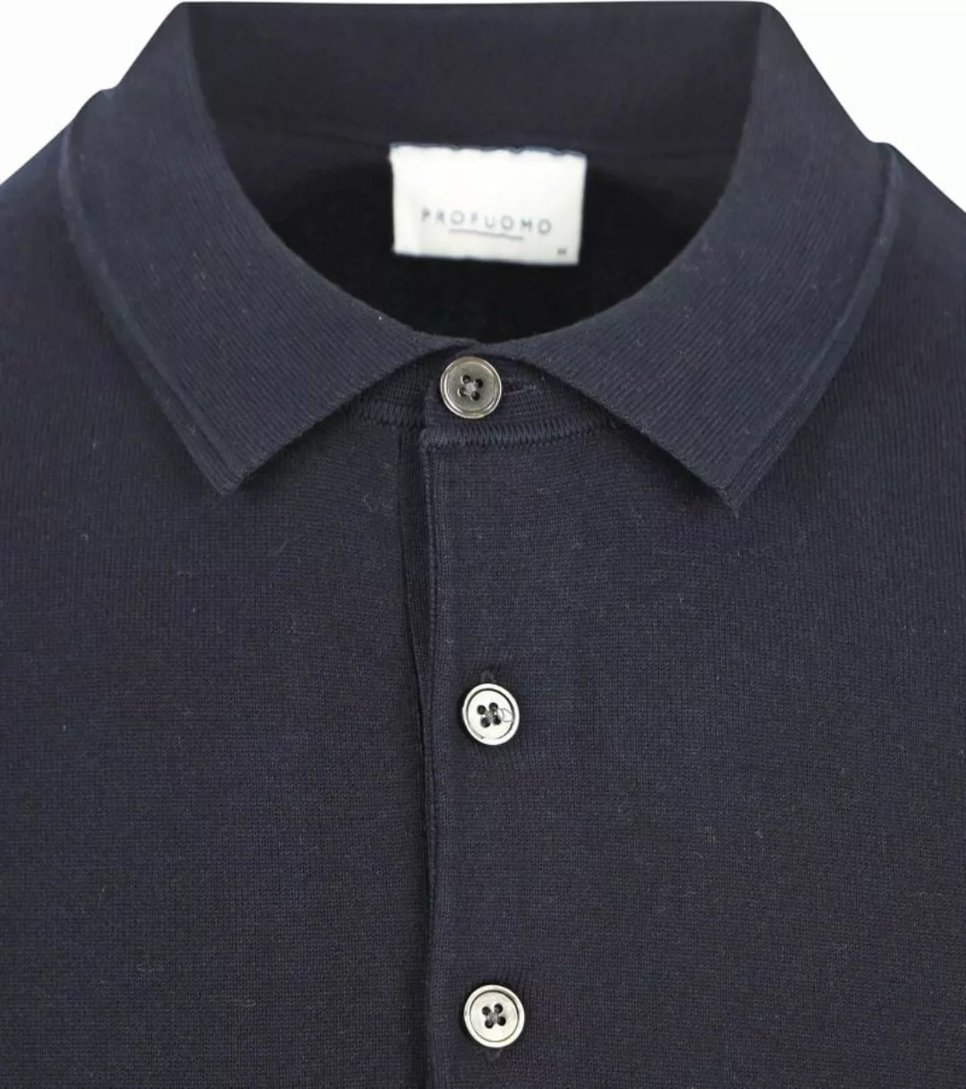 Profuomo Poloshirt Luxury Navy - Größe M günstig online kaufen