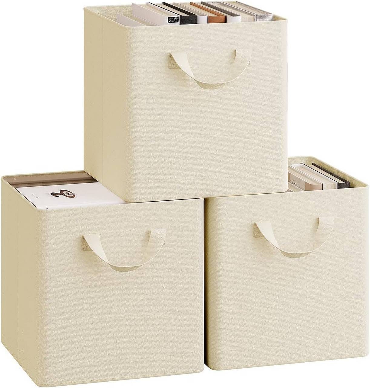 Woltu Aufbewahrungsbox (3 St), faltbare Stoffboxen günstig online kaufen