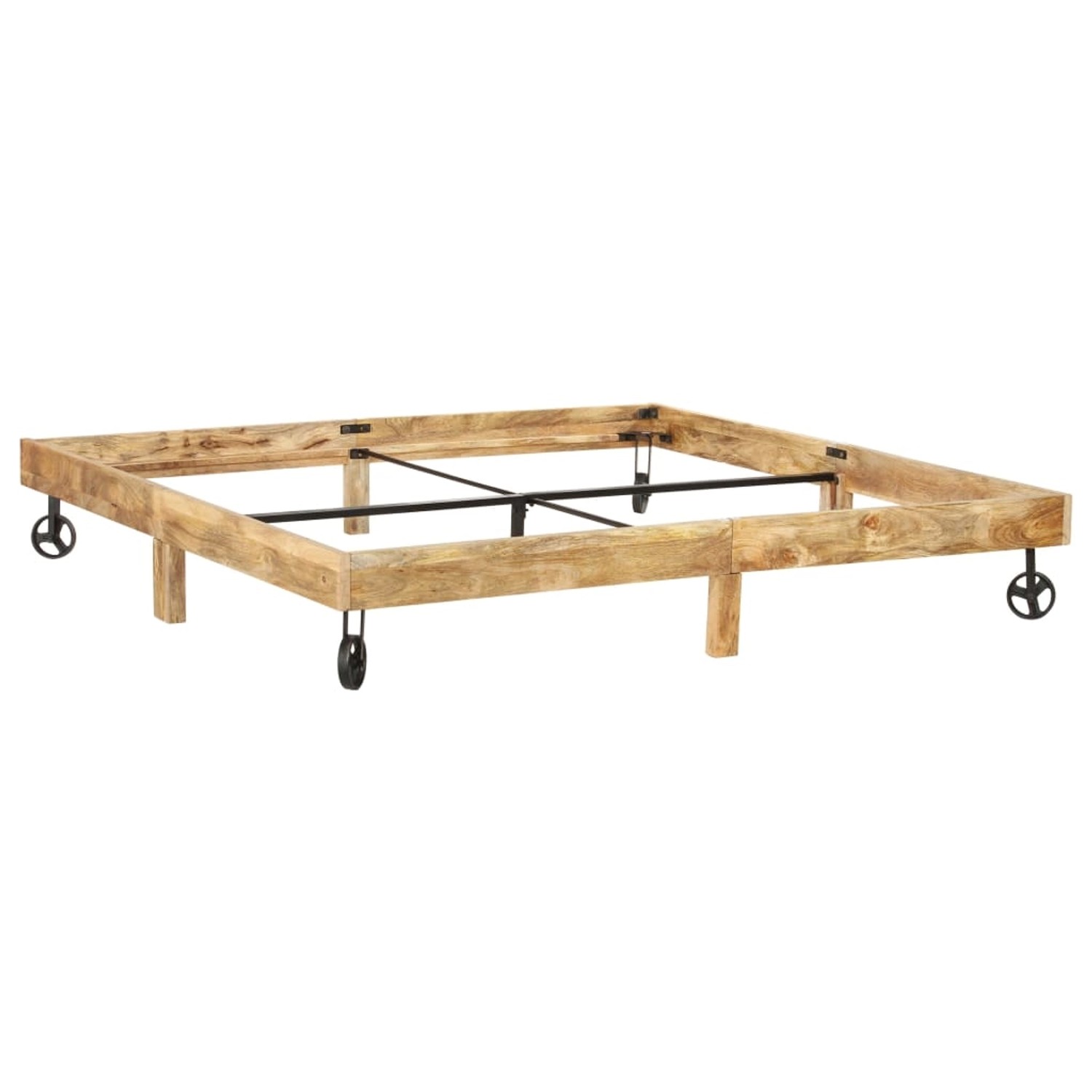 Bettgestell Massivholz Mango 200 X 200 Cm günstig online kaufen