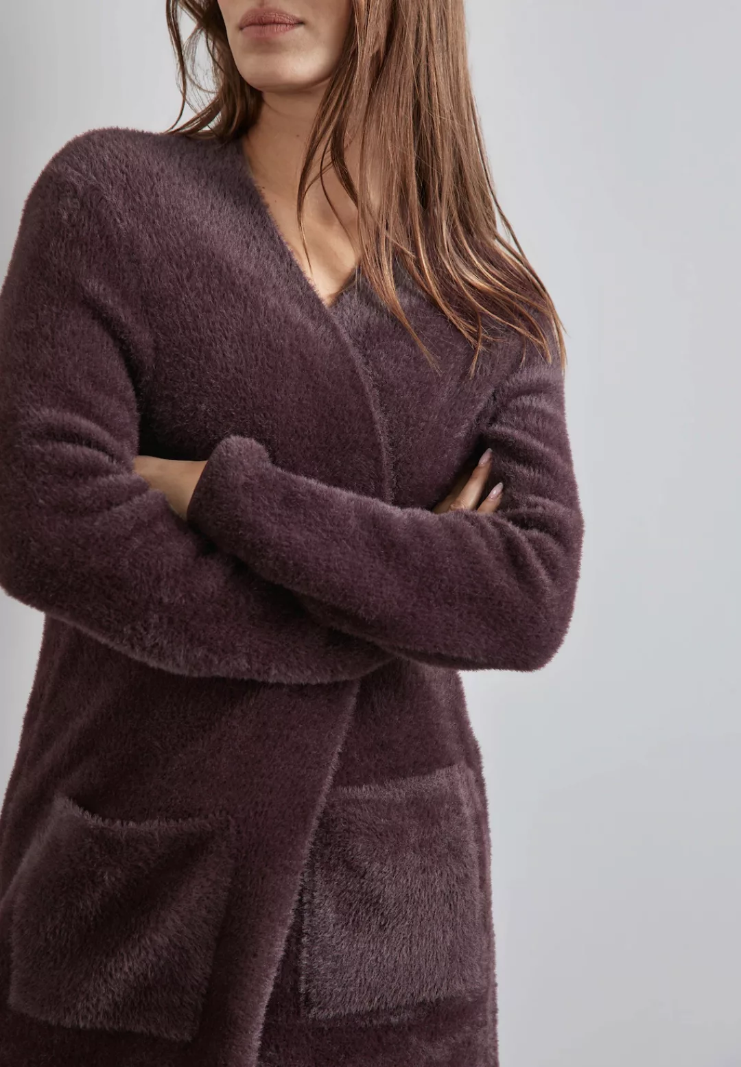 STREET ONE Cardigan, lang, offen zu tragen günstig online kaufen