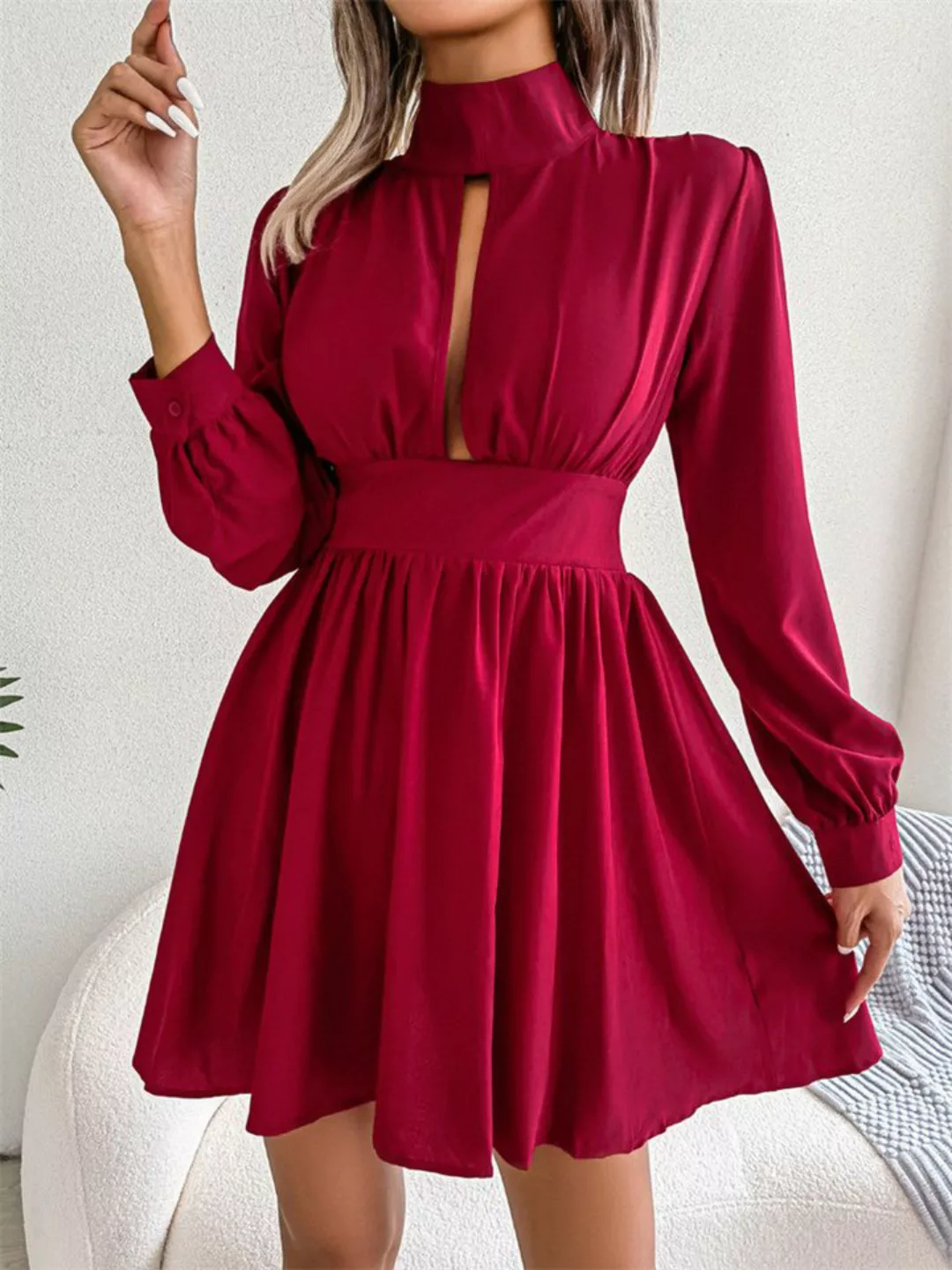 AFAZ New Trading UG Sommerkleid Modisches, vielseitiges, sexy Kleid mit rot günstig online kaufen