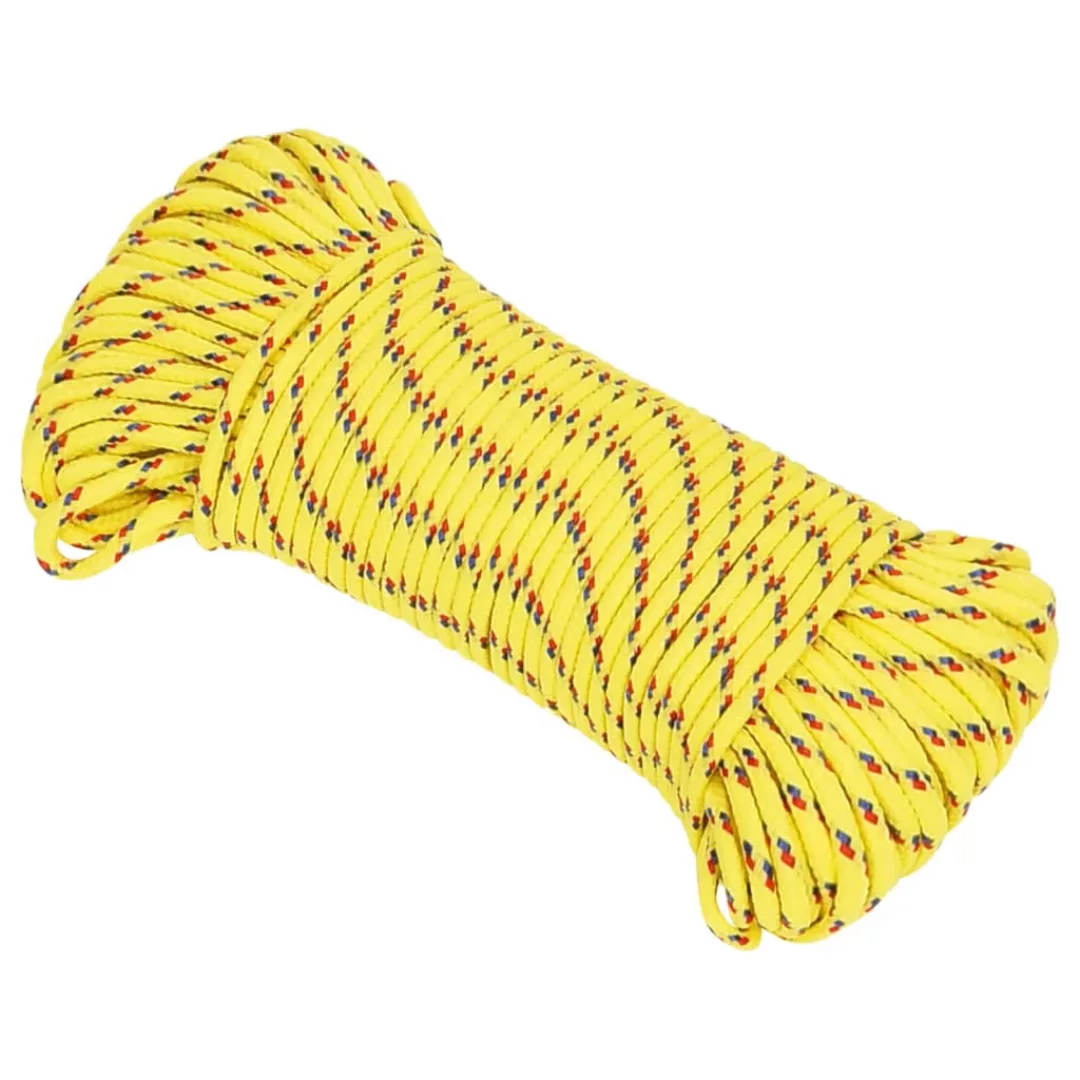 vidaXL Bootsseil Gelb 4 mm 25 günstig online kaufen