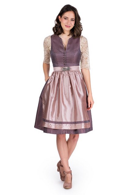 MarJo Dirndl Midi Dirndl 2tlg. - EVI - pflaume/beige günstig online kaufen