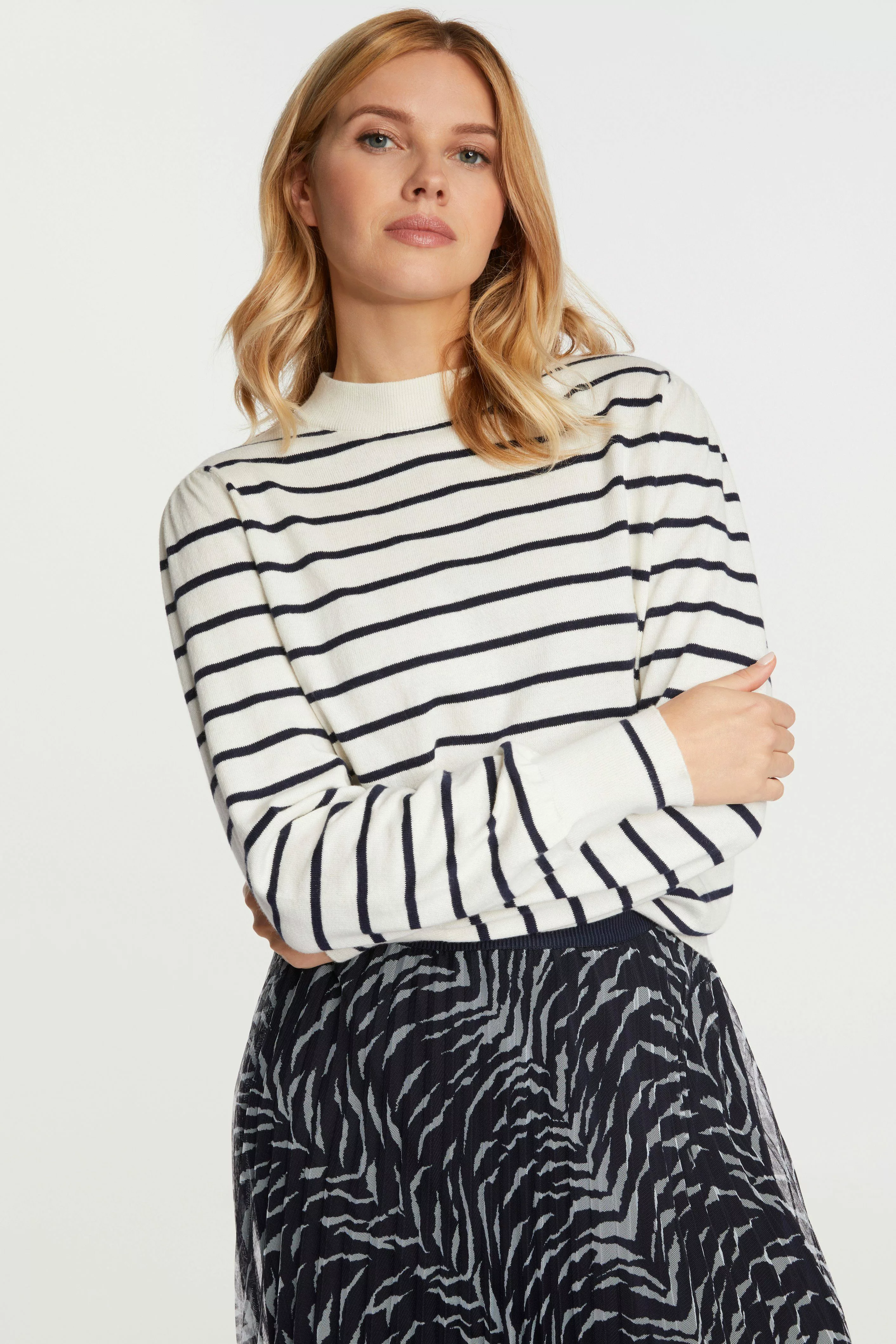 RICHROYAL Strickpullover mit Mock Neck günstig online kaufen