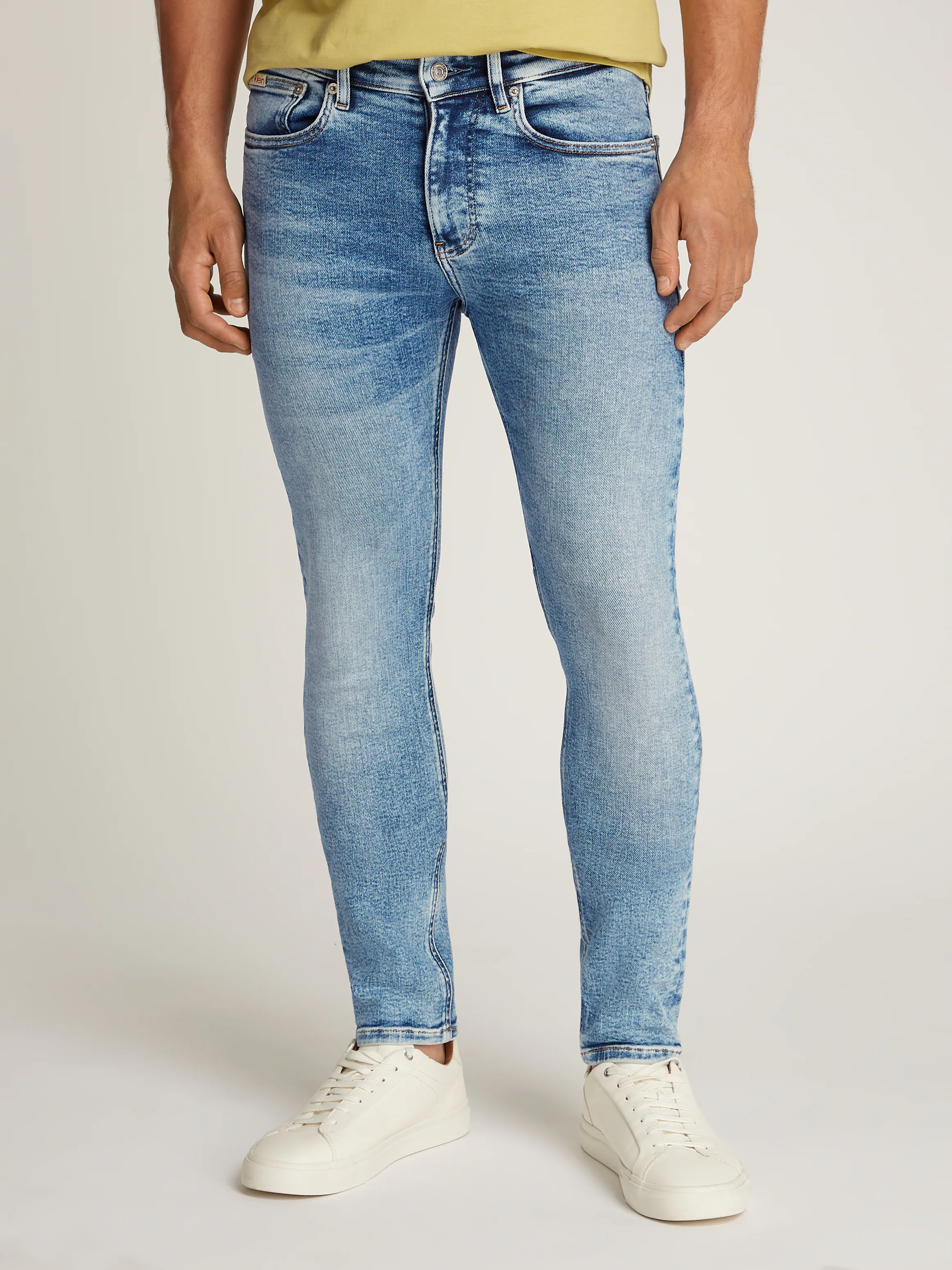 Calvin Klein Jeans Stretch-Jeans "SKINNY", Coinpocket, Logostickerei günstig online kaufen