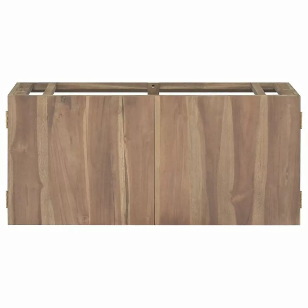 vidaXL Hängeschrank Wand-Badschrank 90x39x40 cm Massivholz Teak günstig online kaufen