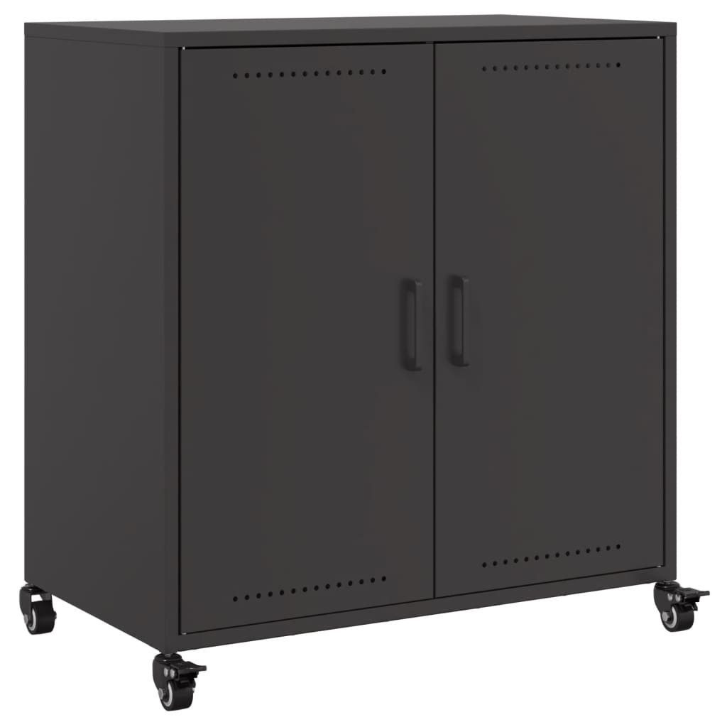 vidaXL Sideboard Sideboard Schwarz 68x39x72 cm günstig online kaufen
