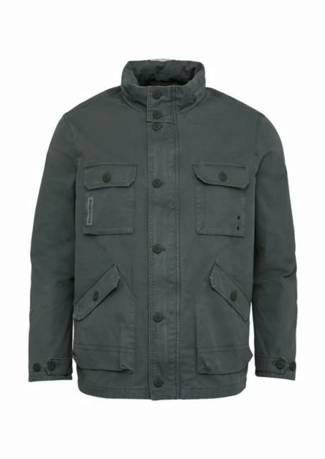 s.Oliver Outdoorjacke Jacke im Utility-Stil mit Kapuze im Kragen Label-Patc günstig online kaufen