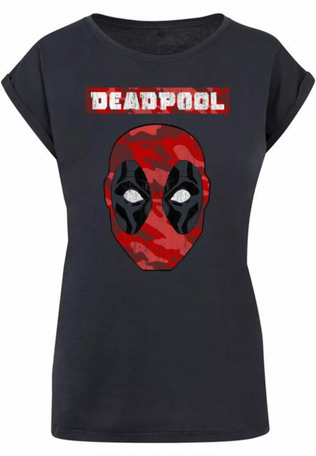 ABSOLUTE CULT T-Shirt ABSOLUTE CULT Damen Ladies Deadpool - Camo Head T-Shi günstig online kaufen