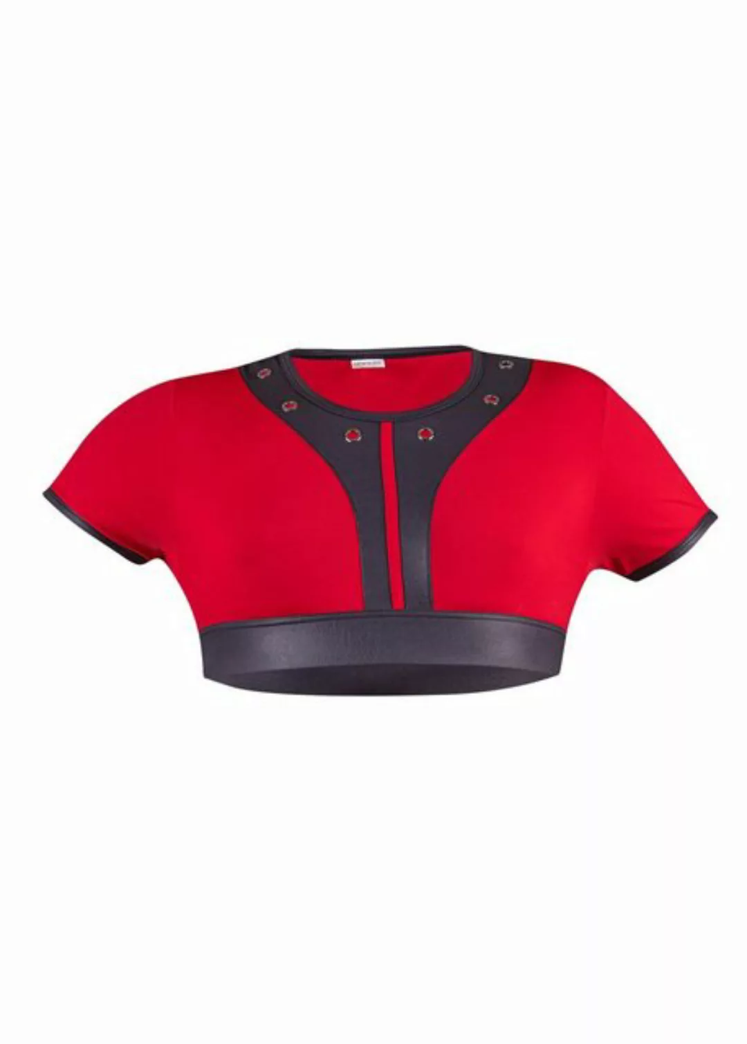 Geronimo Muscleshirt Erotic Mission Bolero mit Nieten Red XL günstig online kaufen