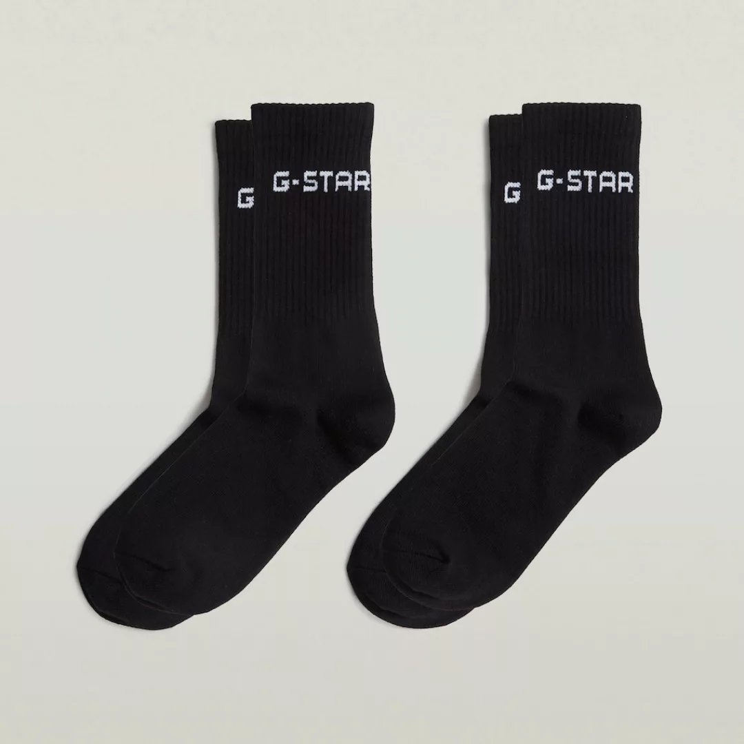 G-STAR Socken "Sport Socken 2-Pack", (Packung, 2 Paar), mit Logo-Strick günstig online kaufen