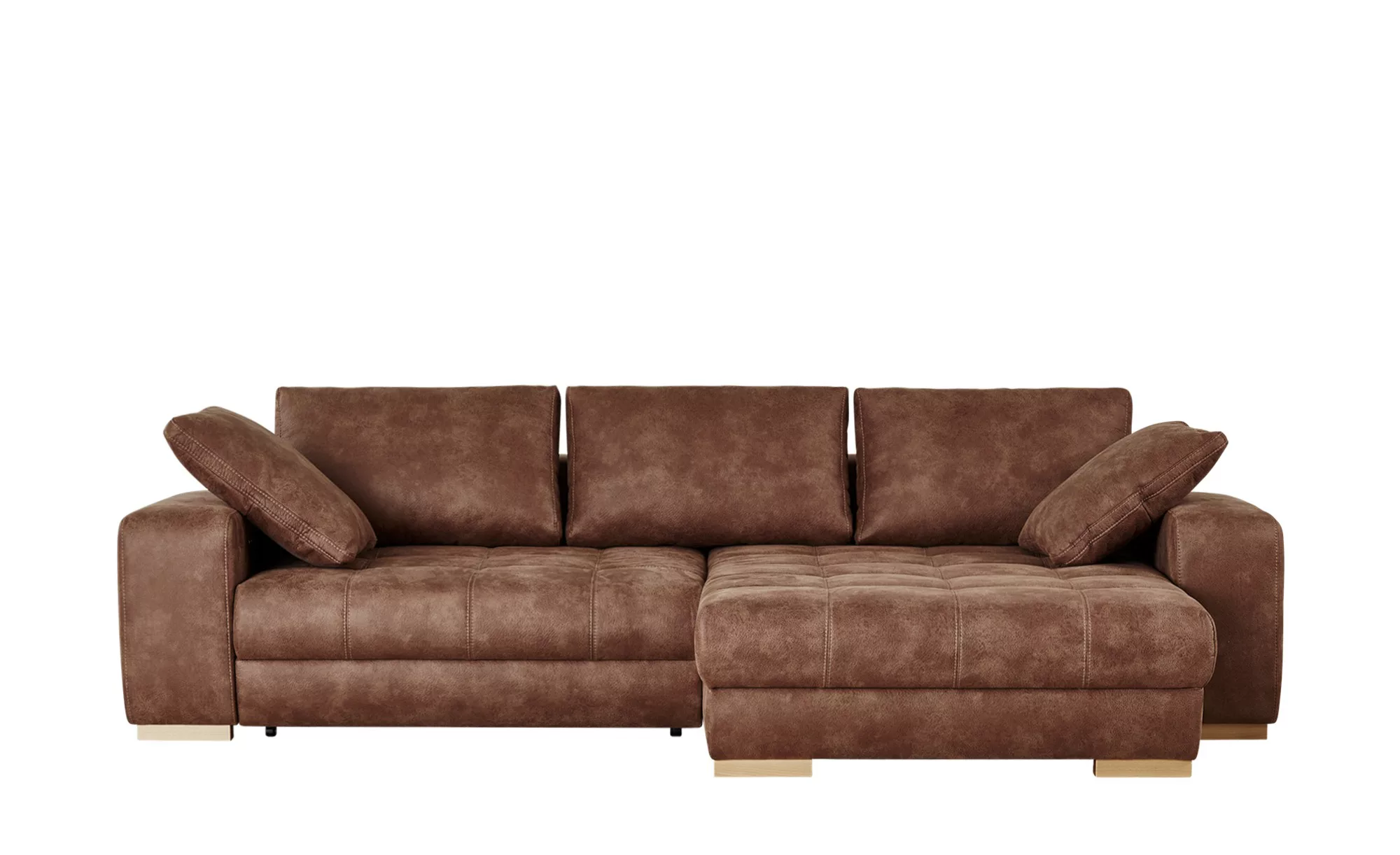 bobb Ecksofa  Caro - braun - 87 cm - Polstermöbel > Sofas > Ecksofas - Möbe günstig online kaufen