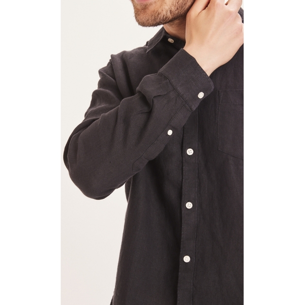 Leinenhemd - Larch Ls Linen Custom Fit Shirt günstig online kaufen