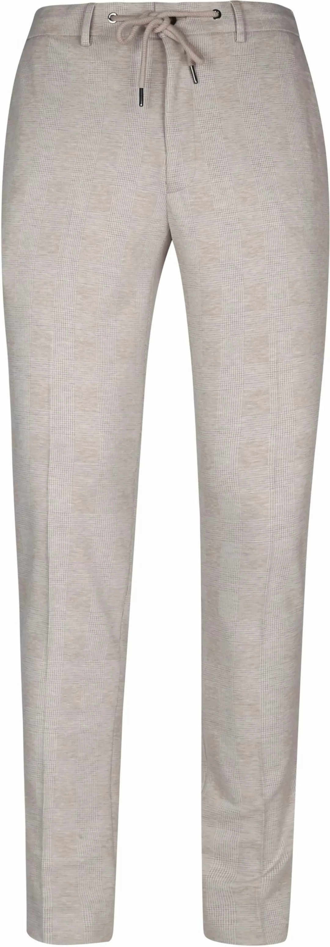 Suitable Pantalon Jersey Sand Kariert - Größe 50 günstig online kaufen