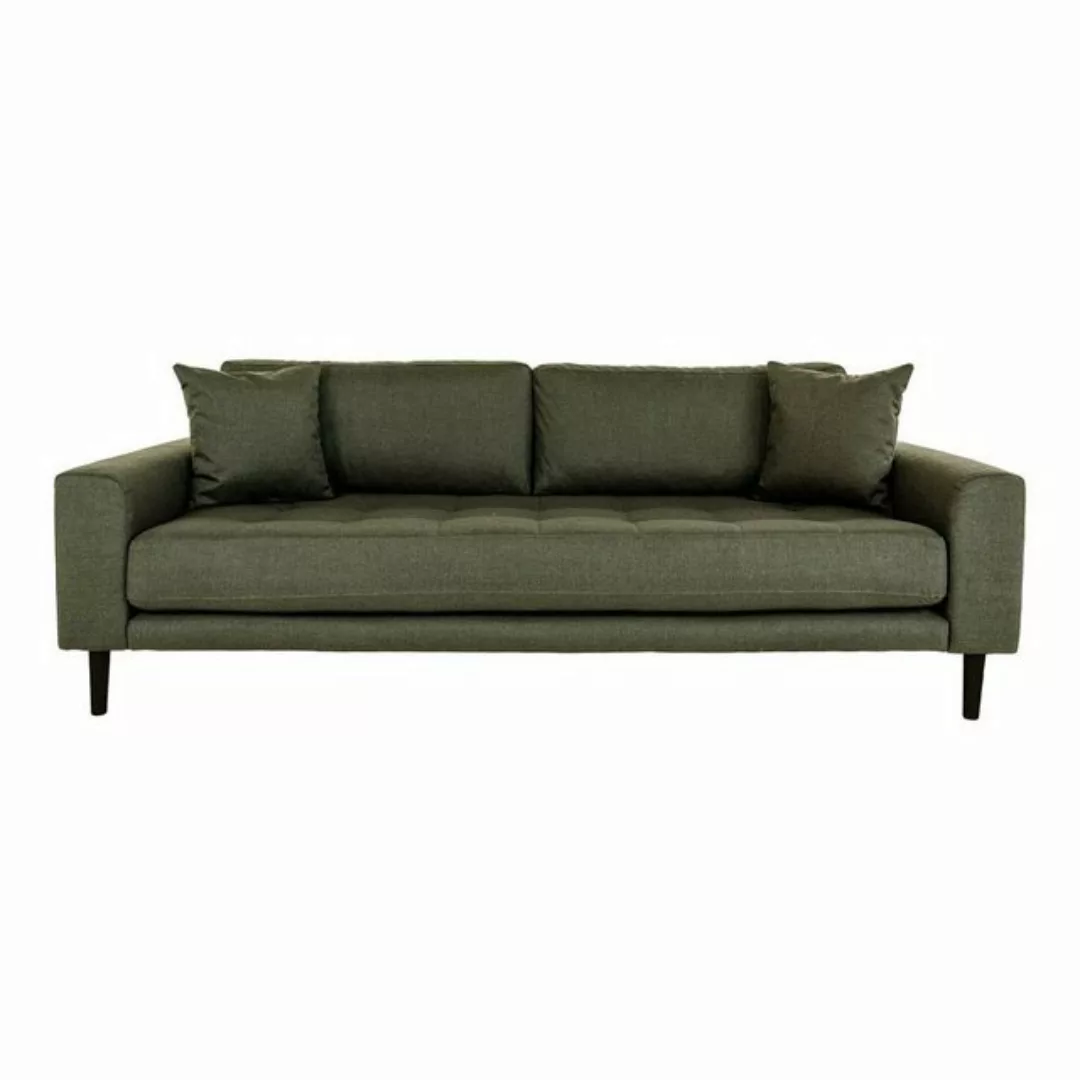 House Nordic 3-Sitzer in Olivgrün, Stoff - 210x76x93cm (BxHxT) günstig online kaufen