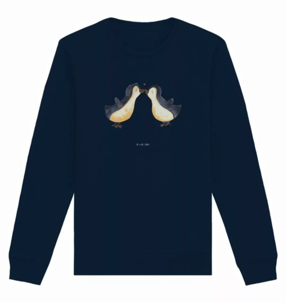 Mr. & Mrs. Panda Longpullover Größe XXL Pinguine Kuss - French Navy - Gesch günstig online kaufen