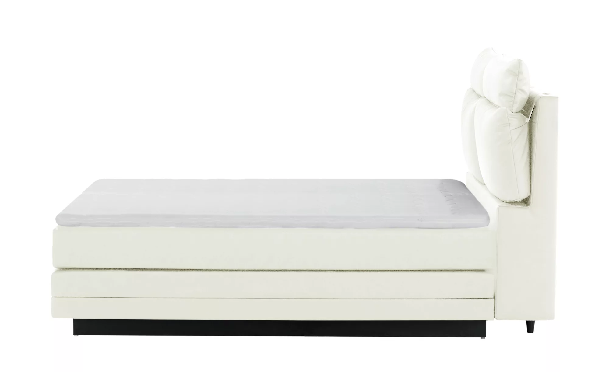 SKAGEN BEDS Motor-Boxspringbett  Hardego ¦ weiß ¦ Maße (cm): B: 140 H: 118 günstig online kaufen