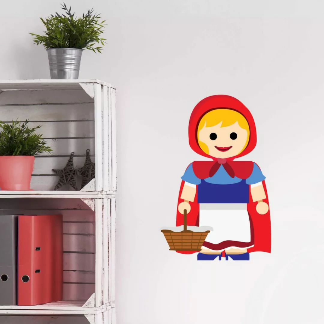 Wall-Art Wandtattoo »Spielfigur Rotkäppchen«, (1 St.) günstig online kaufen