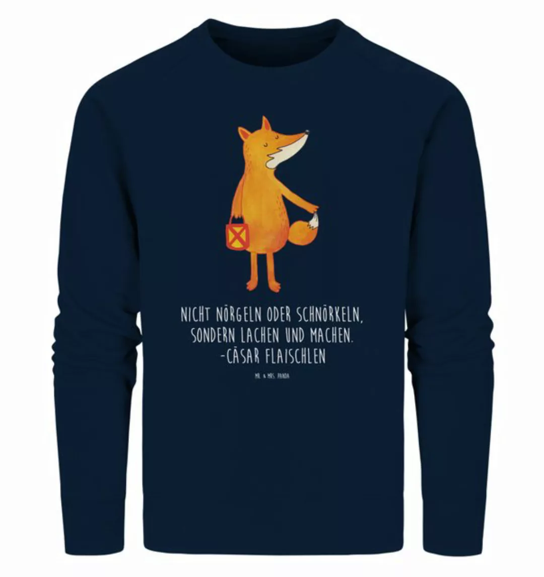 Mr. & Mrs. Panda Longpullover Größe XXL Fuchs Laterne - French Navy - Gesch günstig online kaufen