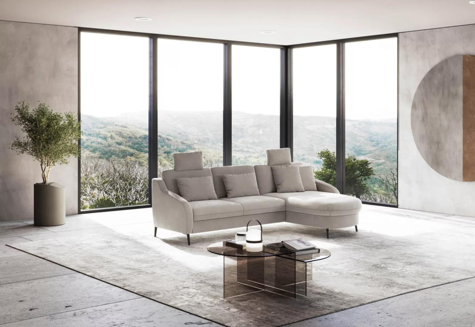 sit&more Ecksofa »Soul L-Form«, wahlweise mit Bettfunktion günstig online kaufen