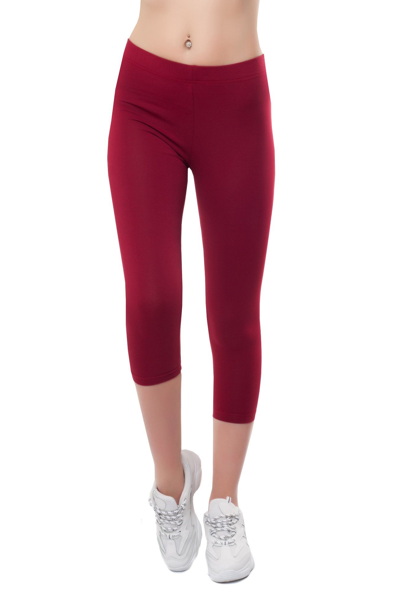Bongual Caprileggings Basics mit Komfortbund günstig online kaufen