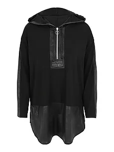 Long-Shirt Kapuze Doris Streich schwarz günstig online kaufen