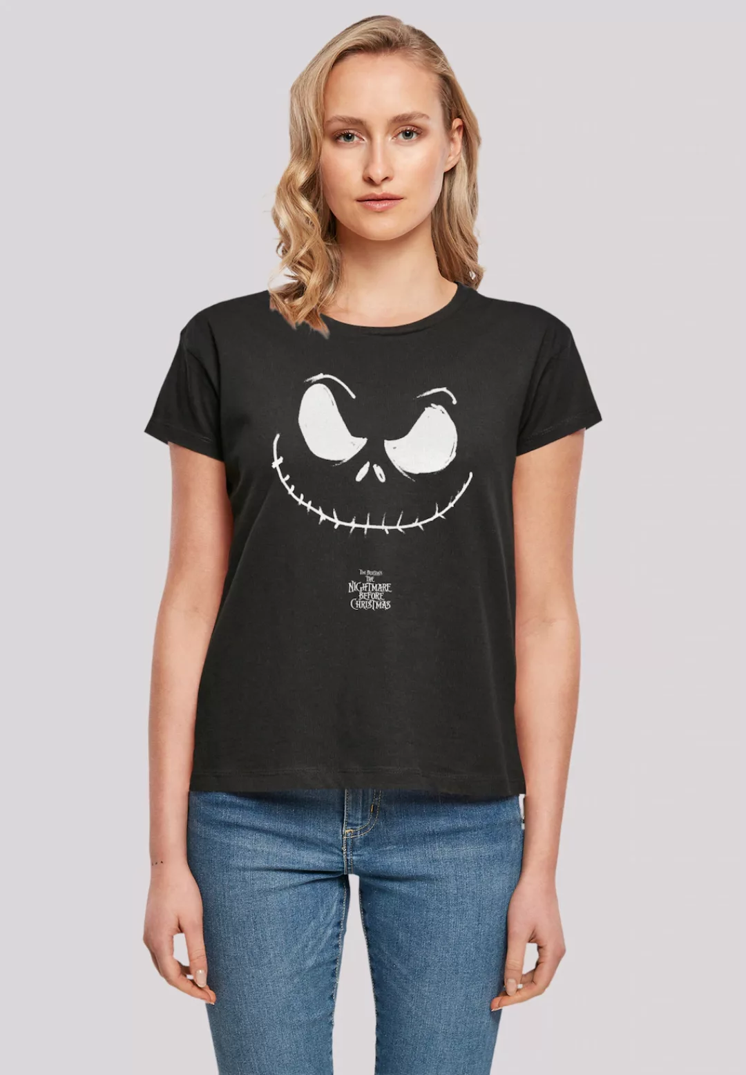 F4NT4STIC T-Shirt "Disney Nightmare Before Christmas Jack Face", Premium Qu günstig online kaufen